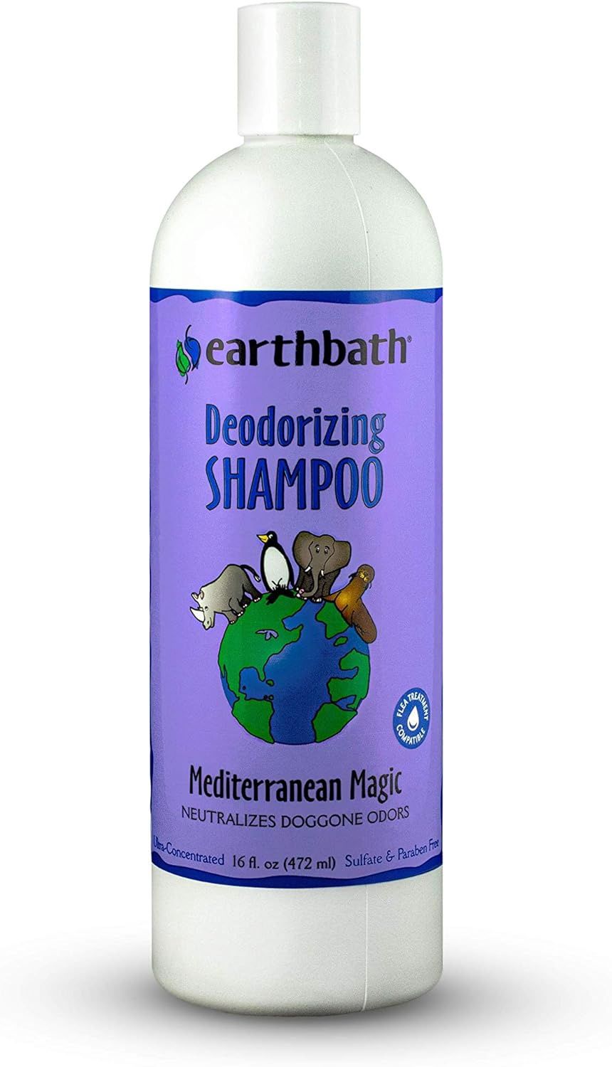 Earthbath Deodorizing Shampoo for Dogs, Mediterranean Magic 16oz