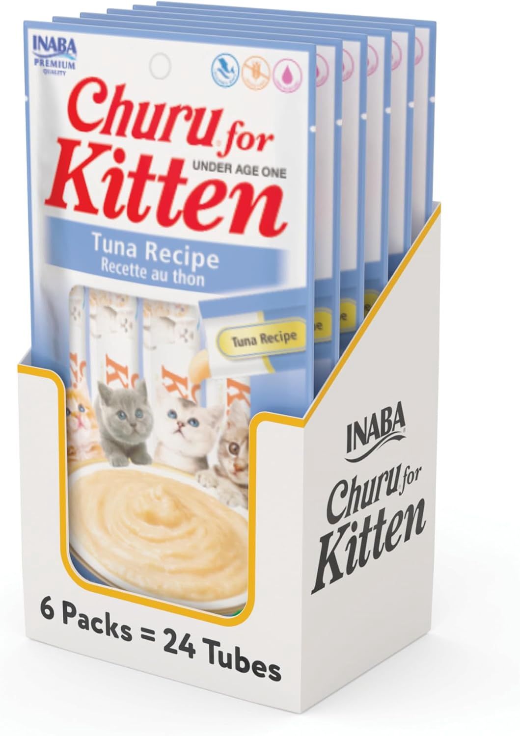Inaba Churu Puree Kitten Tuna CARTON