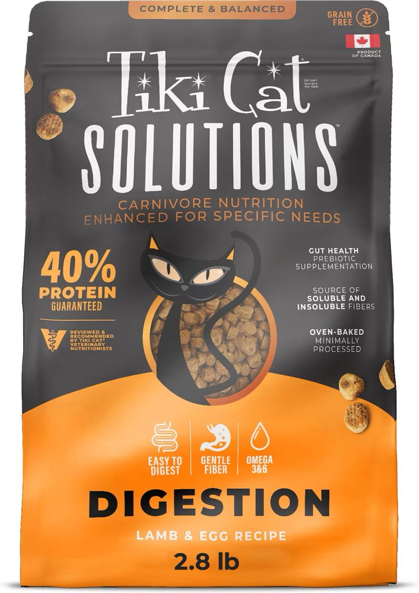 Tiki Cat Solutions Digestion Lamb &amp; Egg 2.8 lb