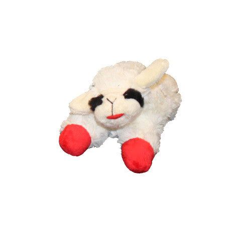 Multipet Mini Lamb Chop Dog Toy 6"