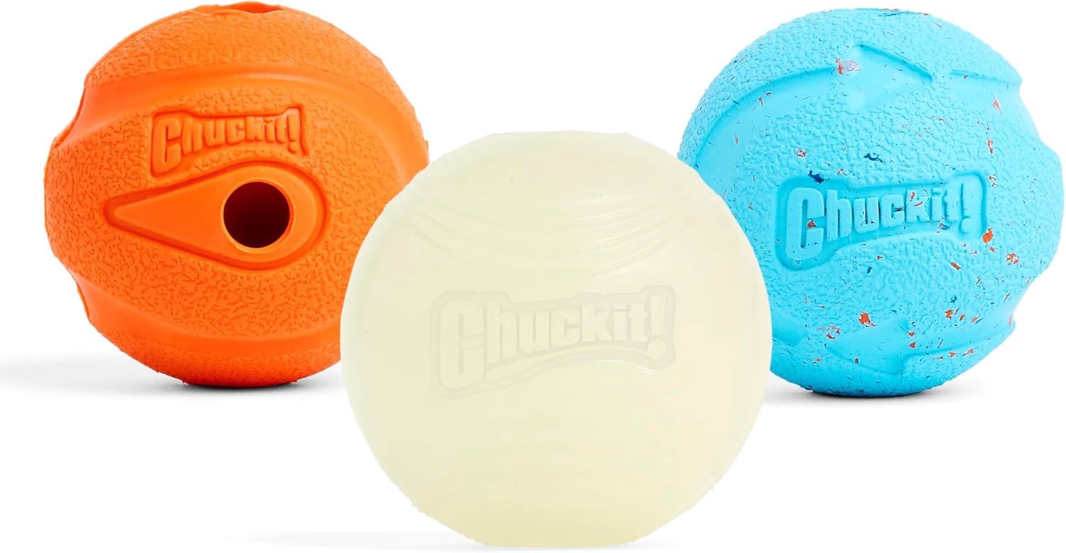Chuckit! Fetch Medley Balls Dog 3 pack MD