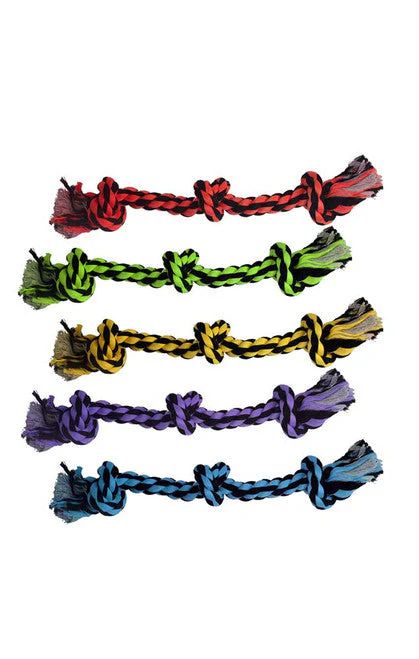 Multipet Nuts for Knots 3-Knot Rope Dog Toy