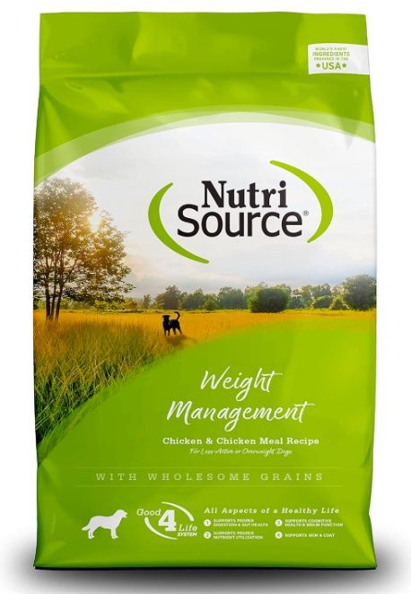 Nutri Source Weight Management Dry Dog Food 26lb