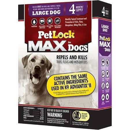 PETLOCK ULT MAX F&amp;T LG DOG 4CT