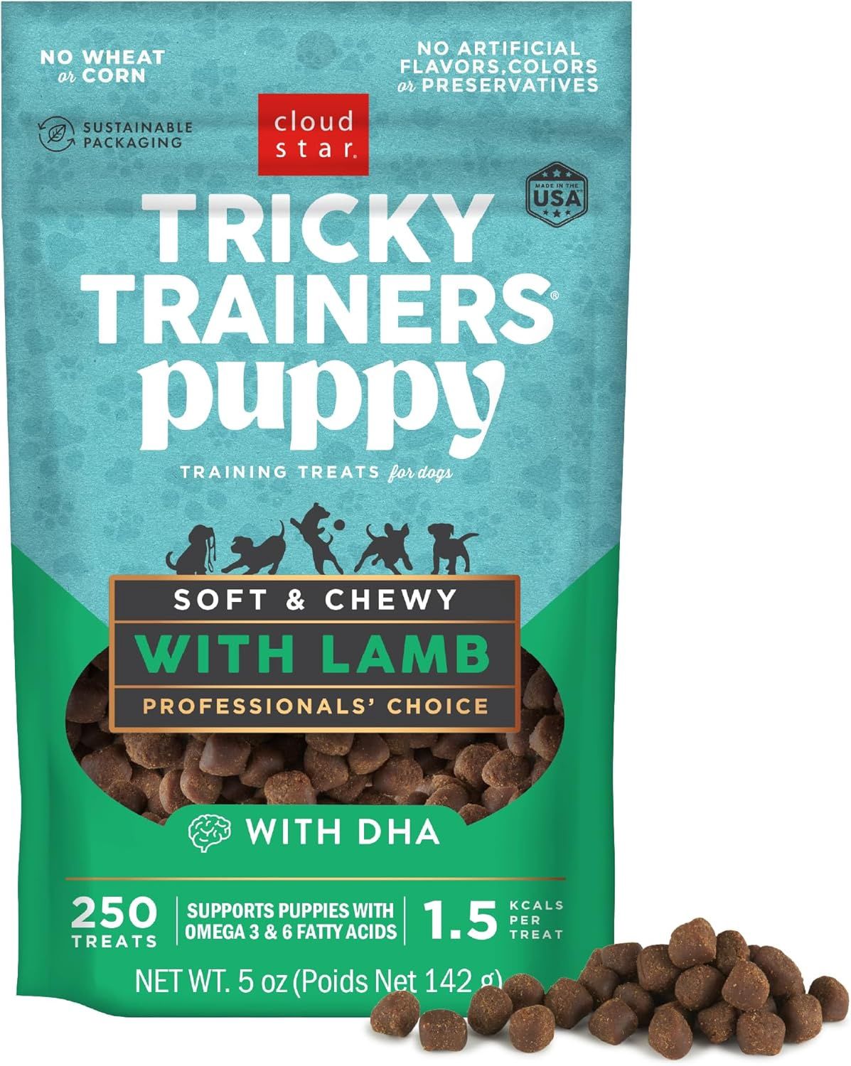 Cloud Star Tricky Trainers Puppy Mini Lamb 5 oz