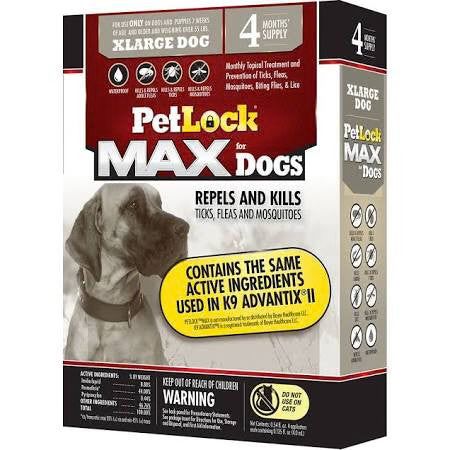 PETLOCK ULT MAX F&amp;T XL DOG 4CT
