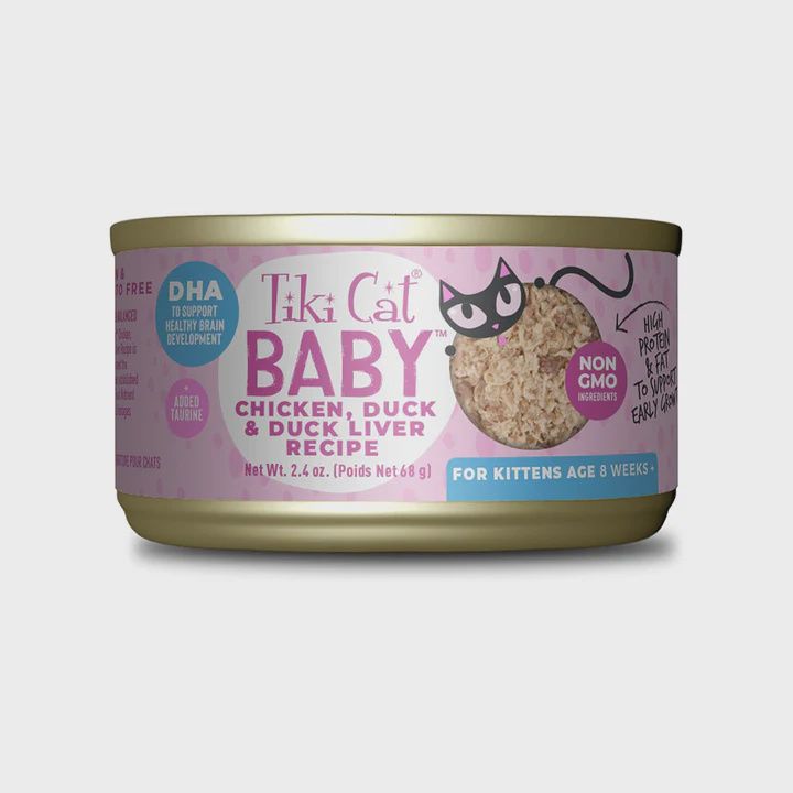 Tiki Cat Baby Shreds Chicken &amp; Duck &amp; Duck Liver