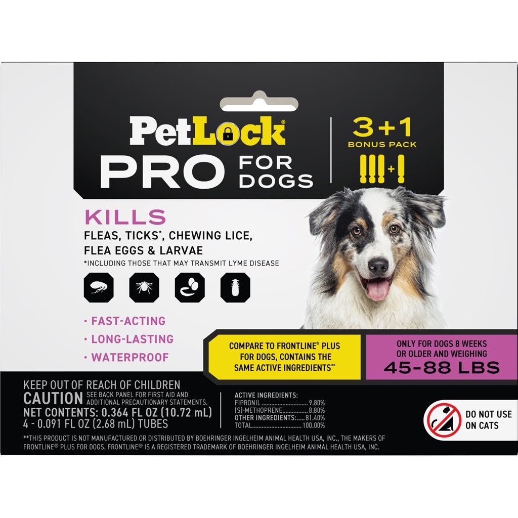 PETLOCK PRO F&amp;T SO LG DOG 3+1CT