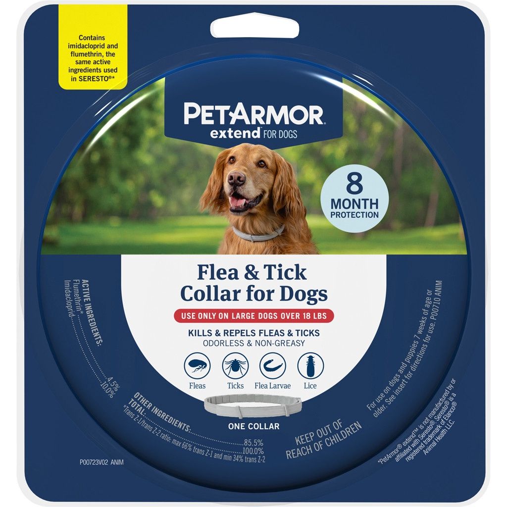 Petarmor Extend Flea And Tick Collar For Dogs LG