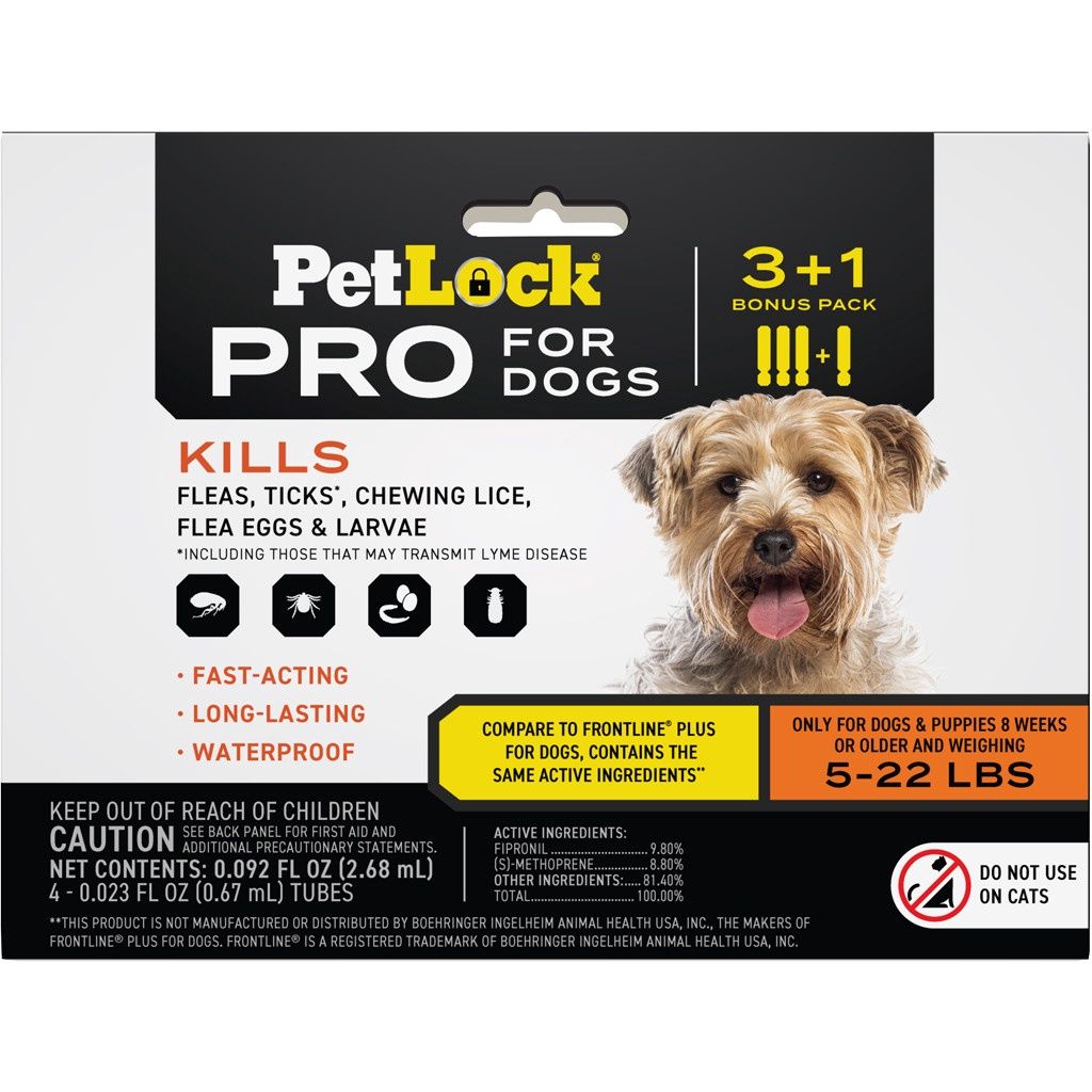 PETLOCK PRO F&amp;T SO SM DOG 3+1CT