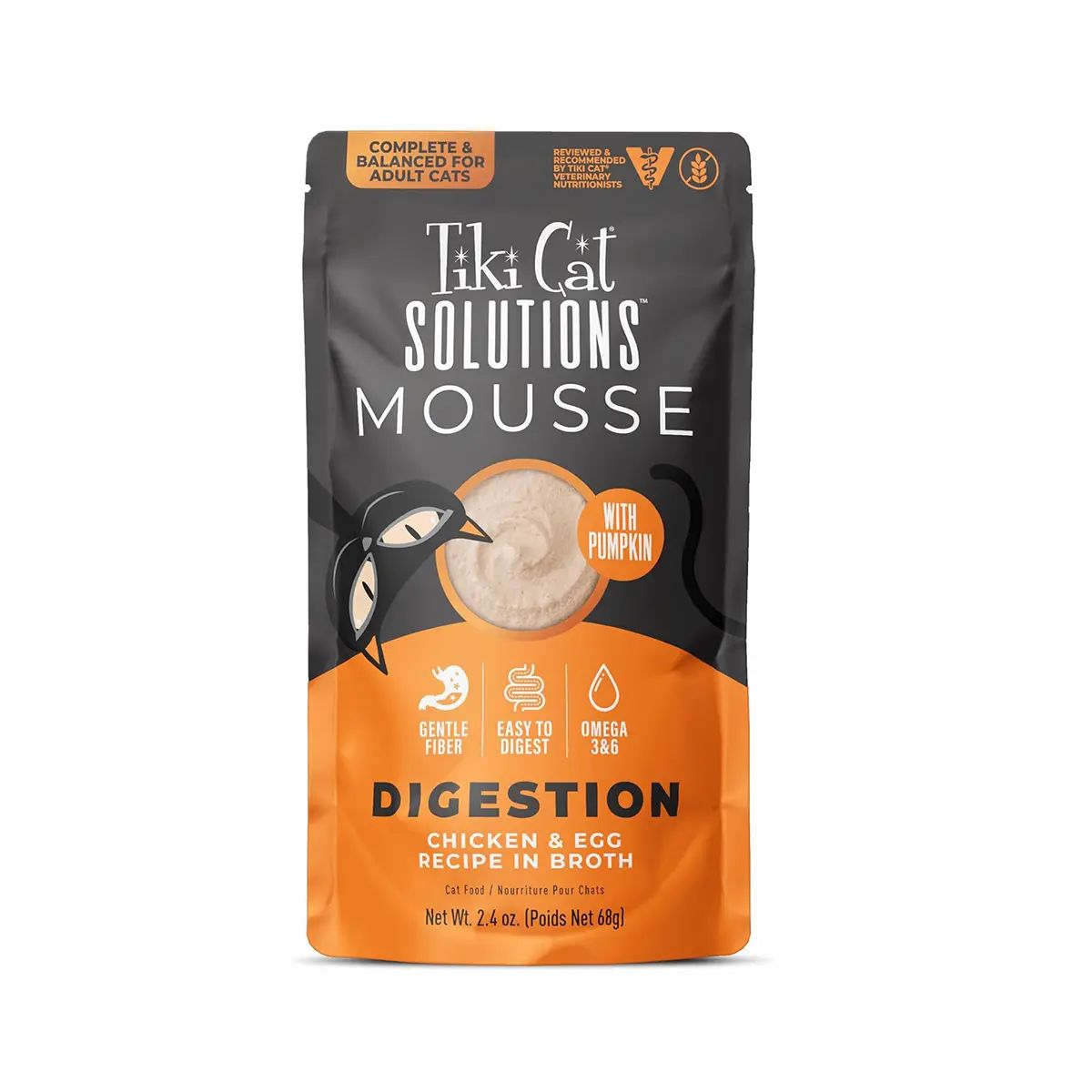 Tiki Cat Special Mousse Digestion Grain-Free Wet Food For Cats