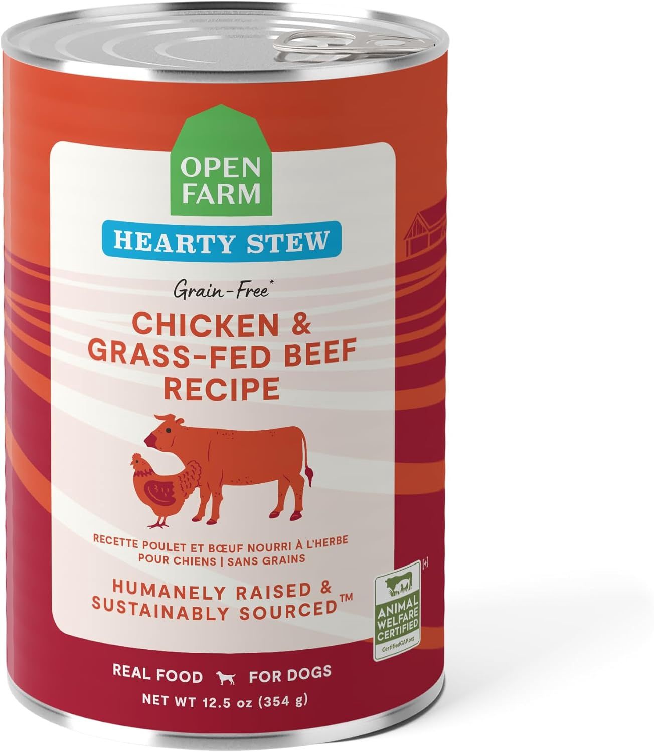 Open Farm, Wet Stews, Grain Free Wet Dog Food, Chicken &amp; Beef Recipe