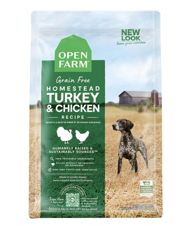Open Farm Grain Free Homestead Turkey &amp; Chicken Recipe Dry Dog Food