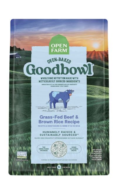 Open Farm Goodbowl Grass-Fed Beef &amp; Brown Rice Recipe Dry Dog Food, 3.5 lb