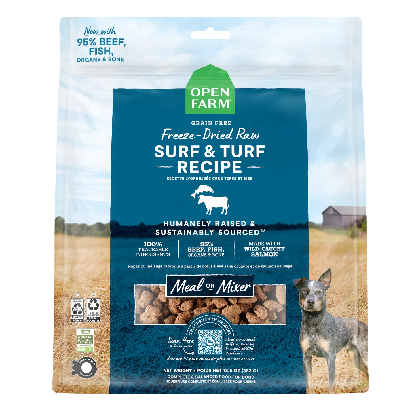 Open Farm Dog Freeze Dried Surf &amp; Turf 13.5oz