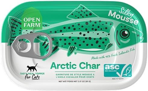 Open Farm Silky Mousse Artic Char Wet Cat Food Topper