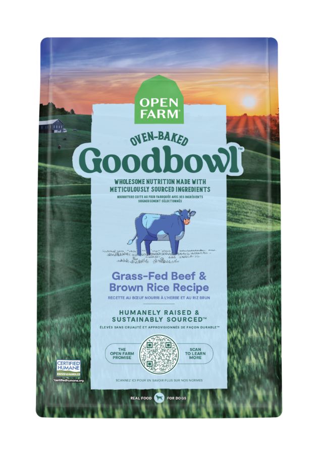 Open Farm Goodbowl Grass-Fed Beef &amp; Brown Rice Recipe Dry Dog Food, 22-lb