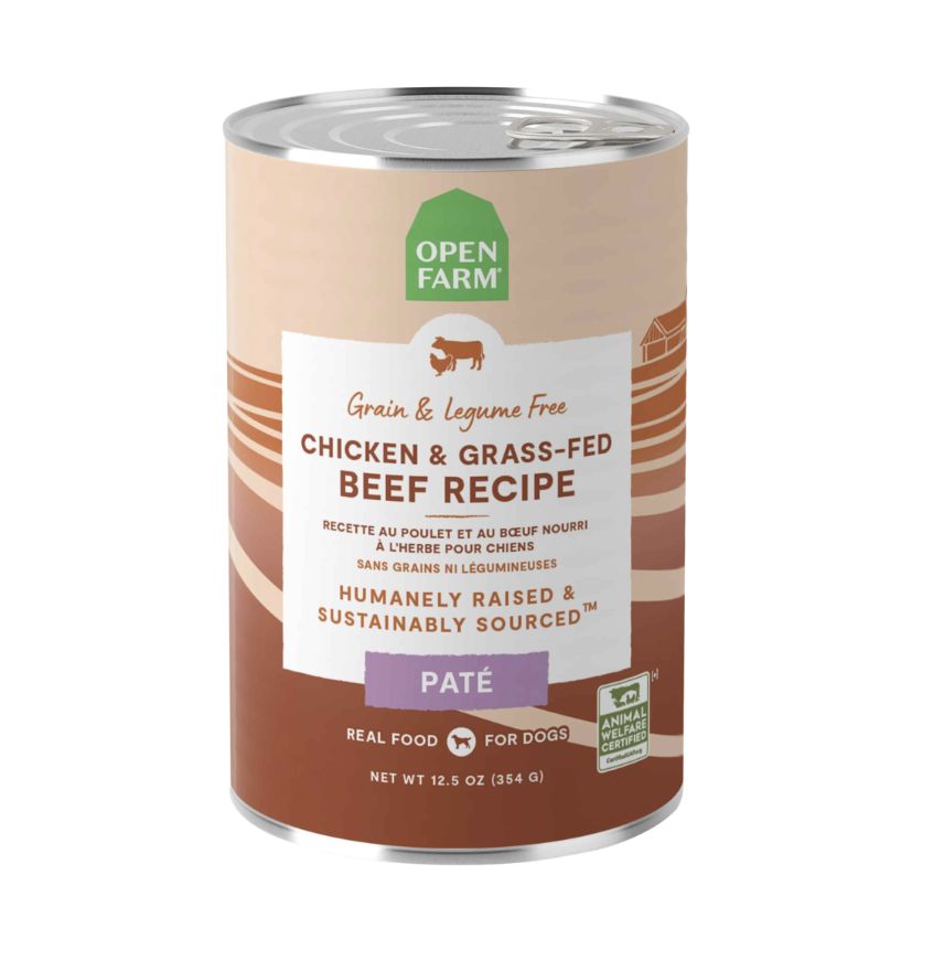 Open Farm Chicken &amp; Grass-Fed Beef Pâté for Dogs