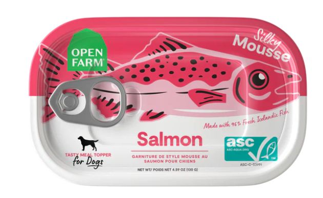 Open Farm Salmon Topper Mousse Meal Topper for Dogs