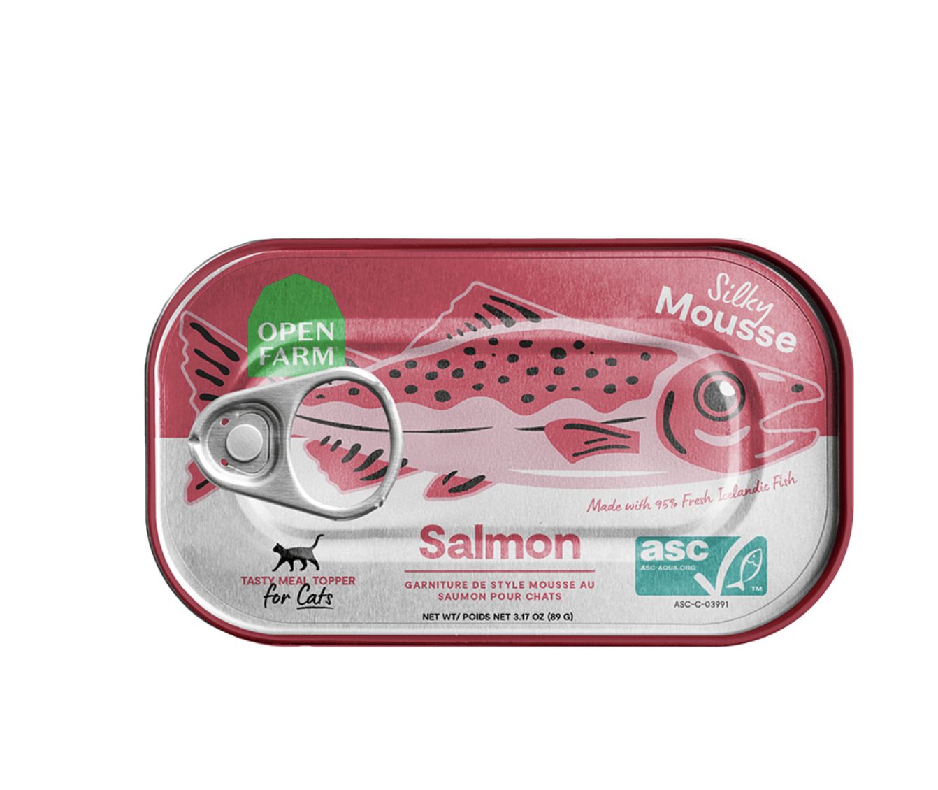 Open Farm Silky Mousse Salmon Wet Cat Food Topper