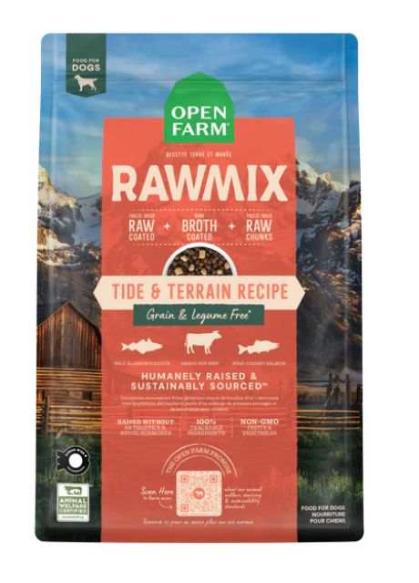 Open Farm Rawmix Tide &amp; Terrain Grain Free Kibble For Dogs 20lb Bag