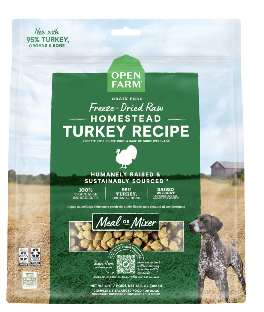 Open Farm Dog Freeze Dried Morsels Turkey 3.5oz