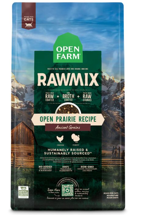 Open Farm RawMix Grain Free Open Prairie Recipe Dry Cat Food