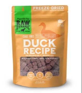 Raw Dynamic Freeze-Dried Duck 14 oz