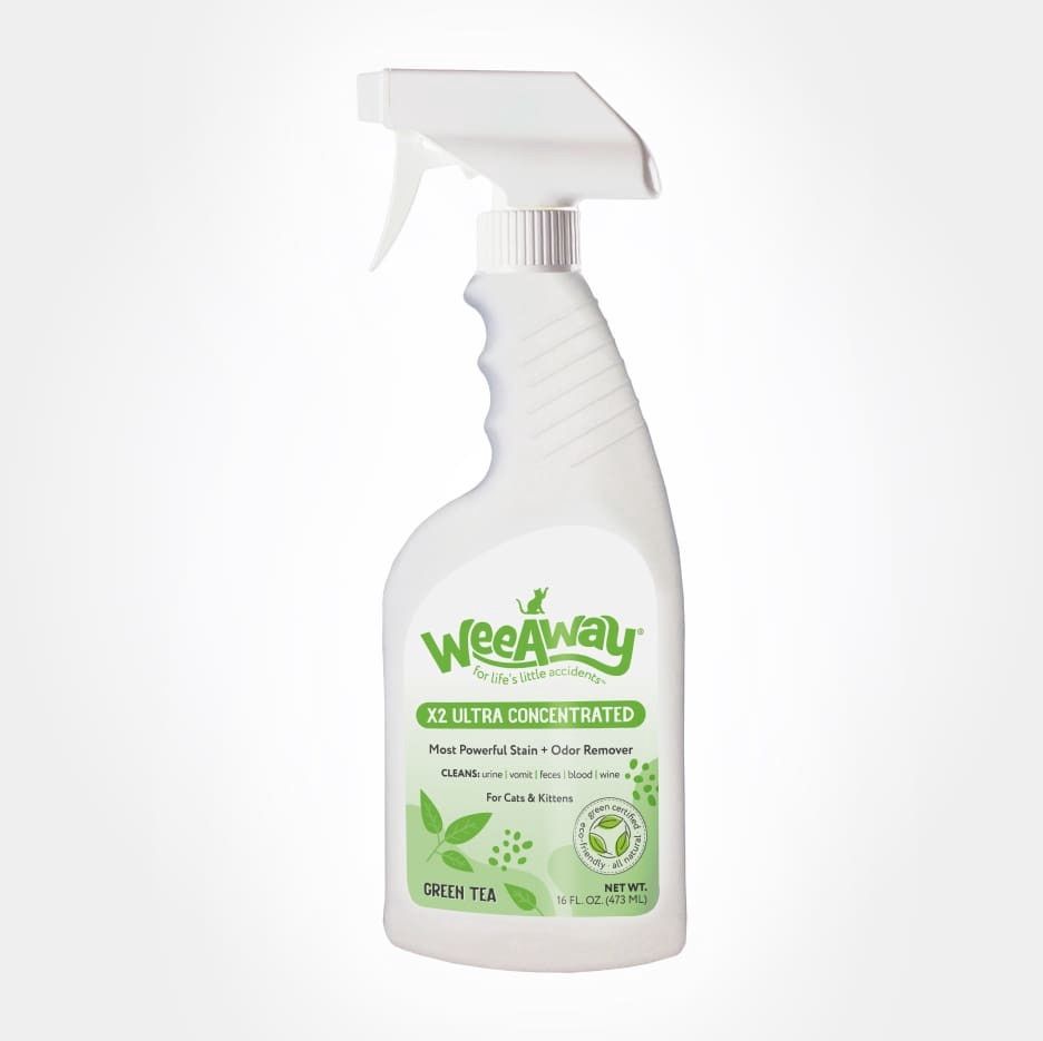WEEAWAY CAT X2 ULTRA CONC URINE S&amp;O REMOVER GREEN TEA 16OZ