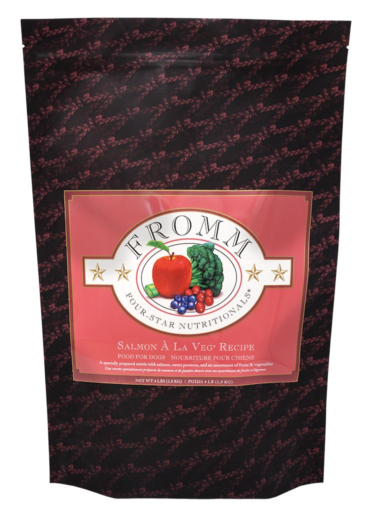 Fromm Four-Star Salmon A La Veg Dog Food - 12 lb