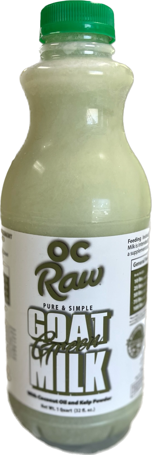 OC RAW FRZN PURE AND SIMPLE GREEN GOAT MILK ~16 OZ
