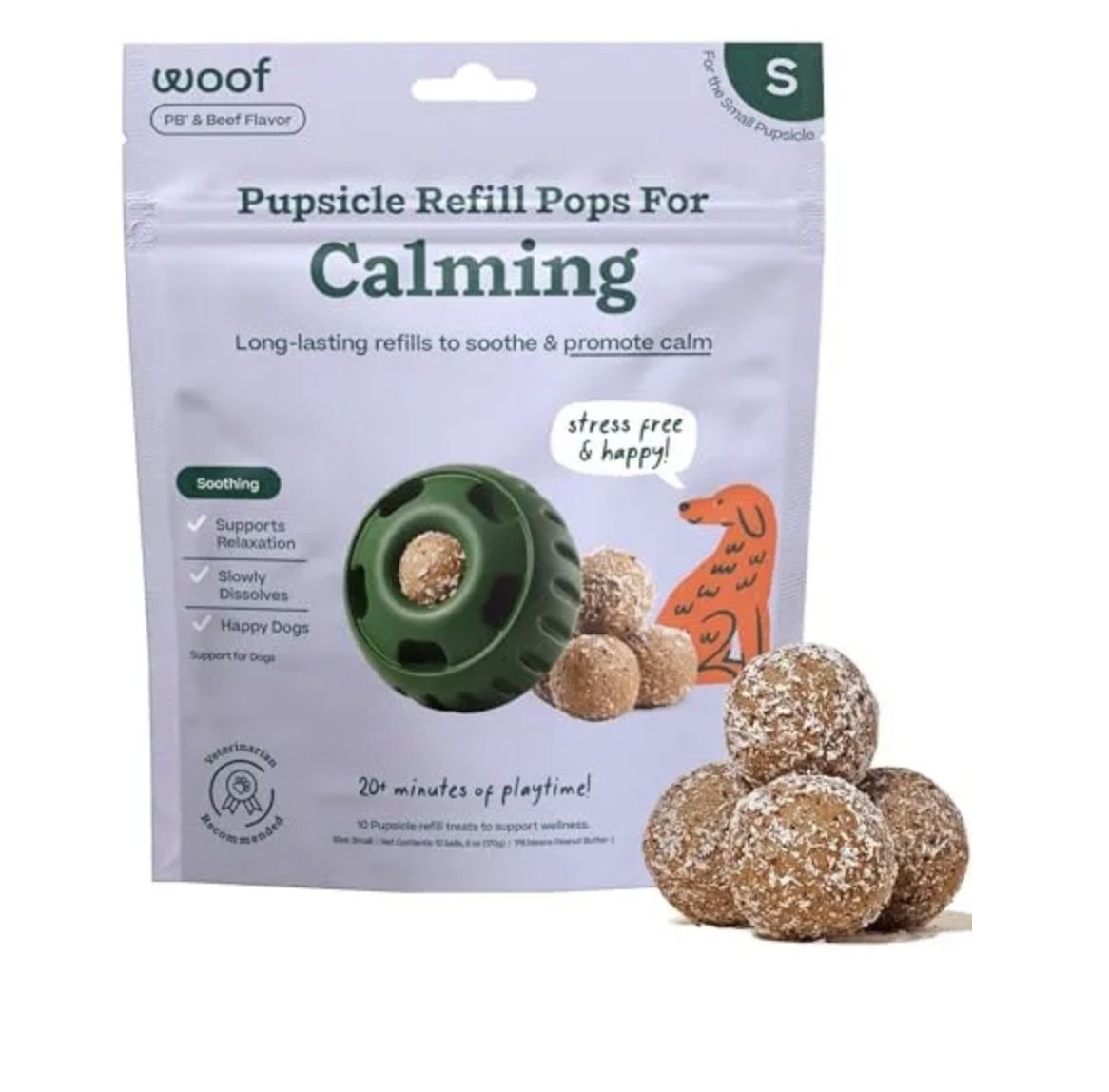 WOOF Calming Dog Treats Small 6OZ