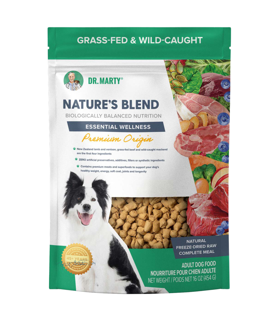 Dr. Marty Nature's Blend Premium Freeze Dried Dog Food, Original, 16 Oz