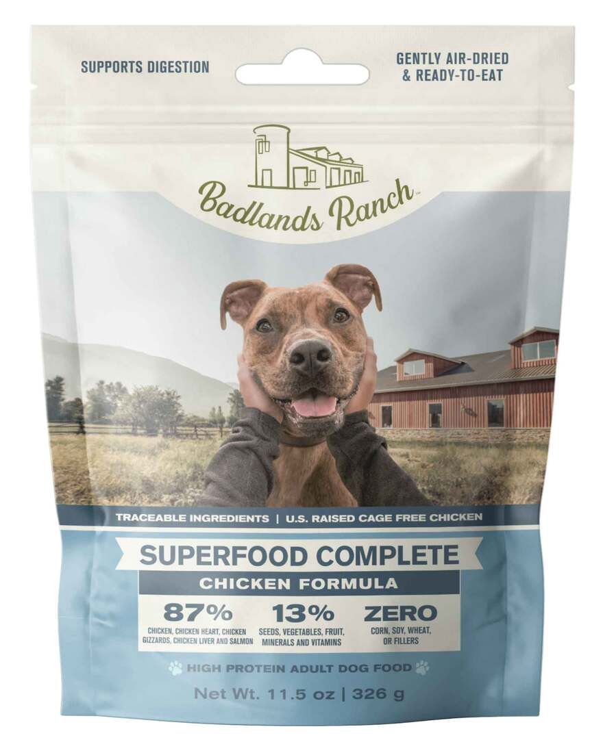 Badlands Ranch Superfood Complete Chicken Formula Dog Food 11oz