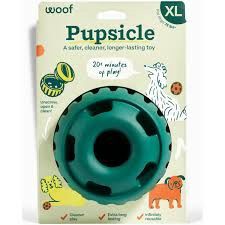 Woof Pupsicle Frozen Treat Dog Toy Extra Large Green