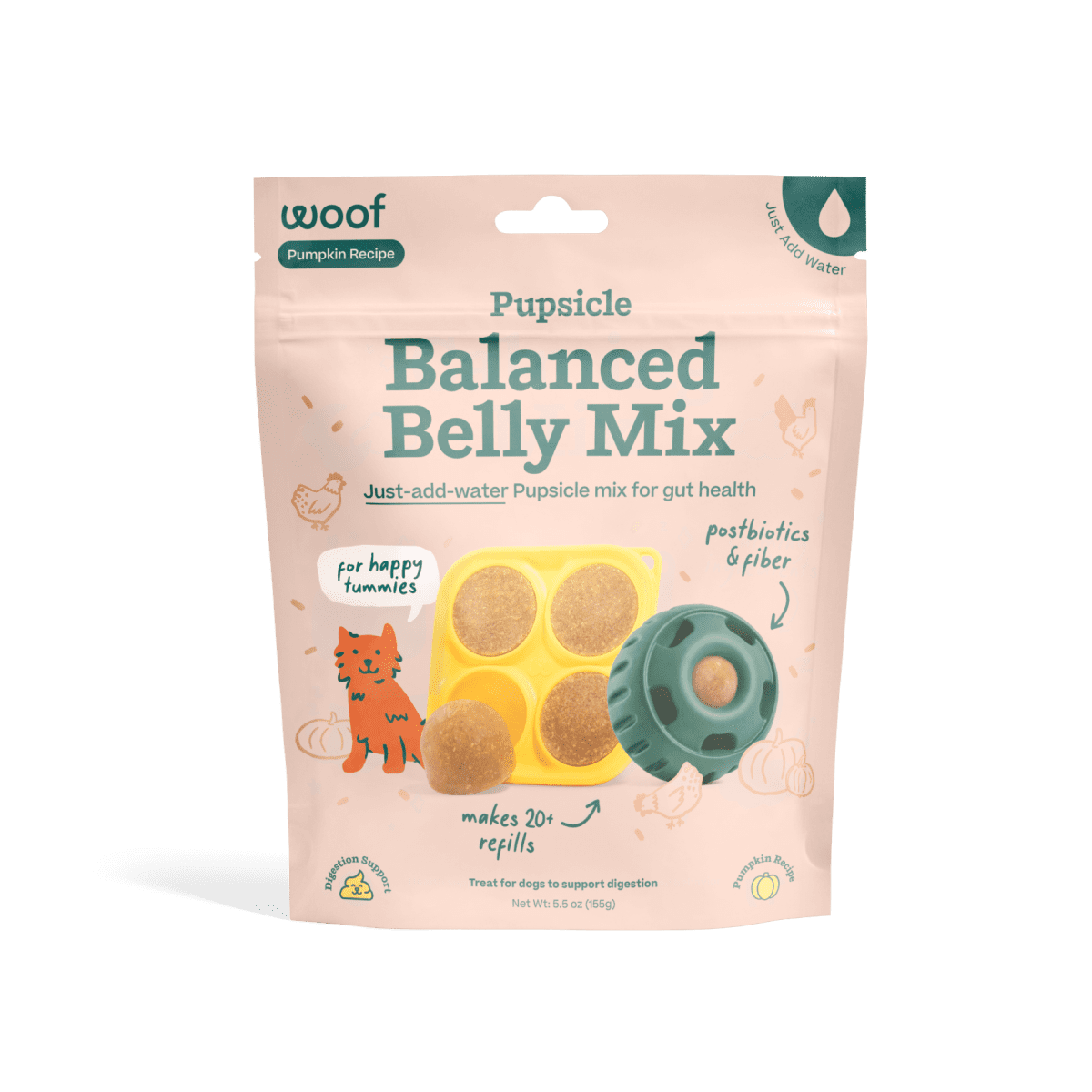 Woof Pupsicle Treat Mix Balanced Belly