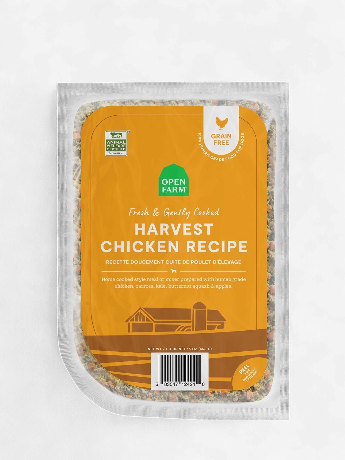 Open Farm Harvest Chicken Recipe Gentlly Cooked For Dogs Bulk  Box
