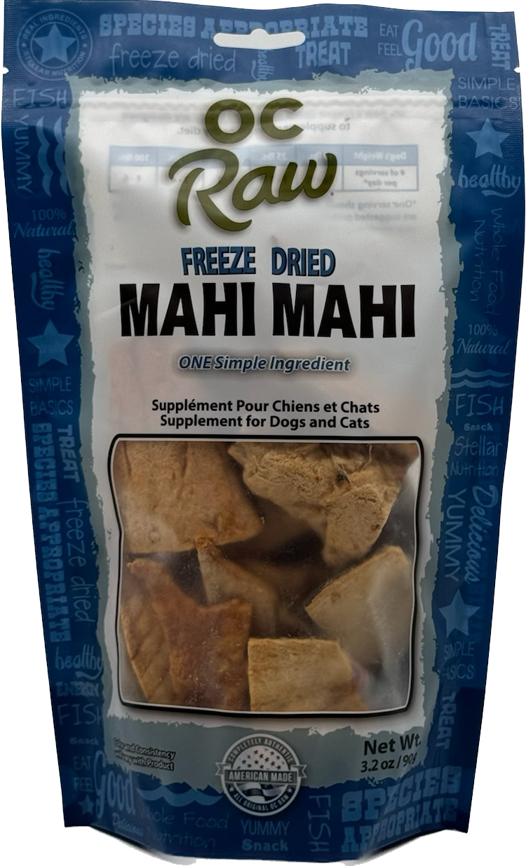 OC RAW FD TREATS Mahi Mahi  3.2 oz Freeze Dried
