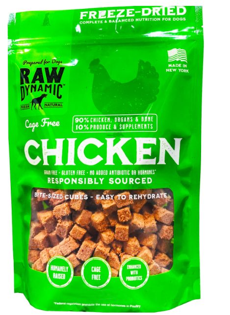 Raw Dynamic Freeze-Dried Chicken 14 oz