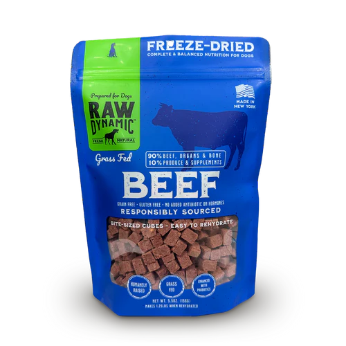 Raw Dynamic FD Dog Food Beef 14 oz