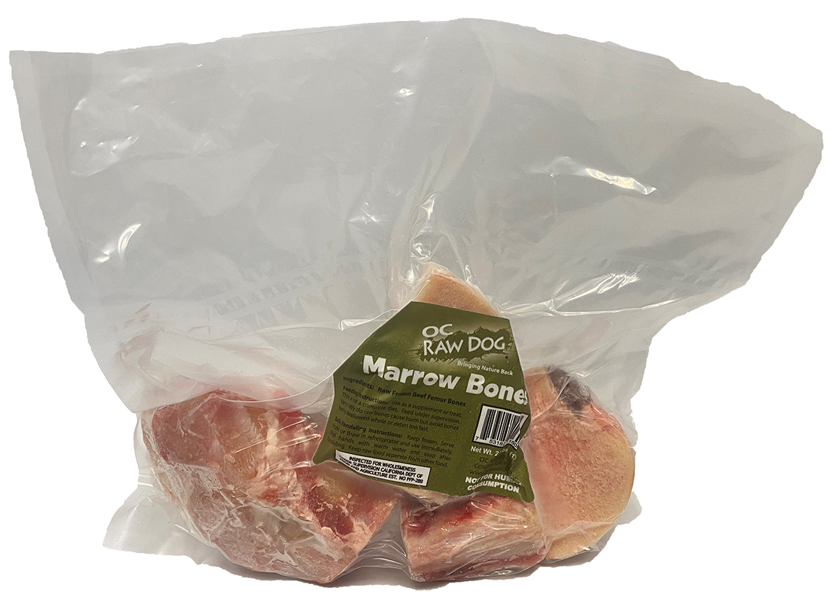 OC RAW FRZN Marrow Bone ~ 2.5 lbs.
