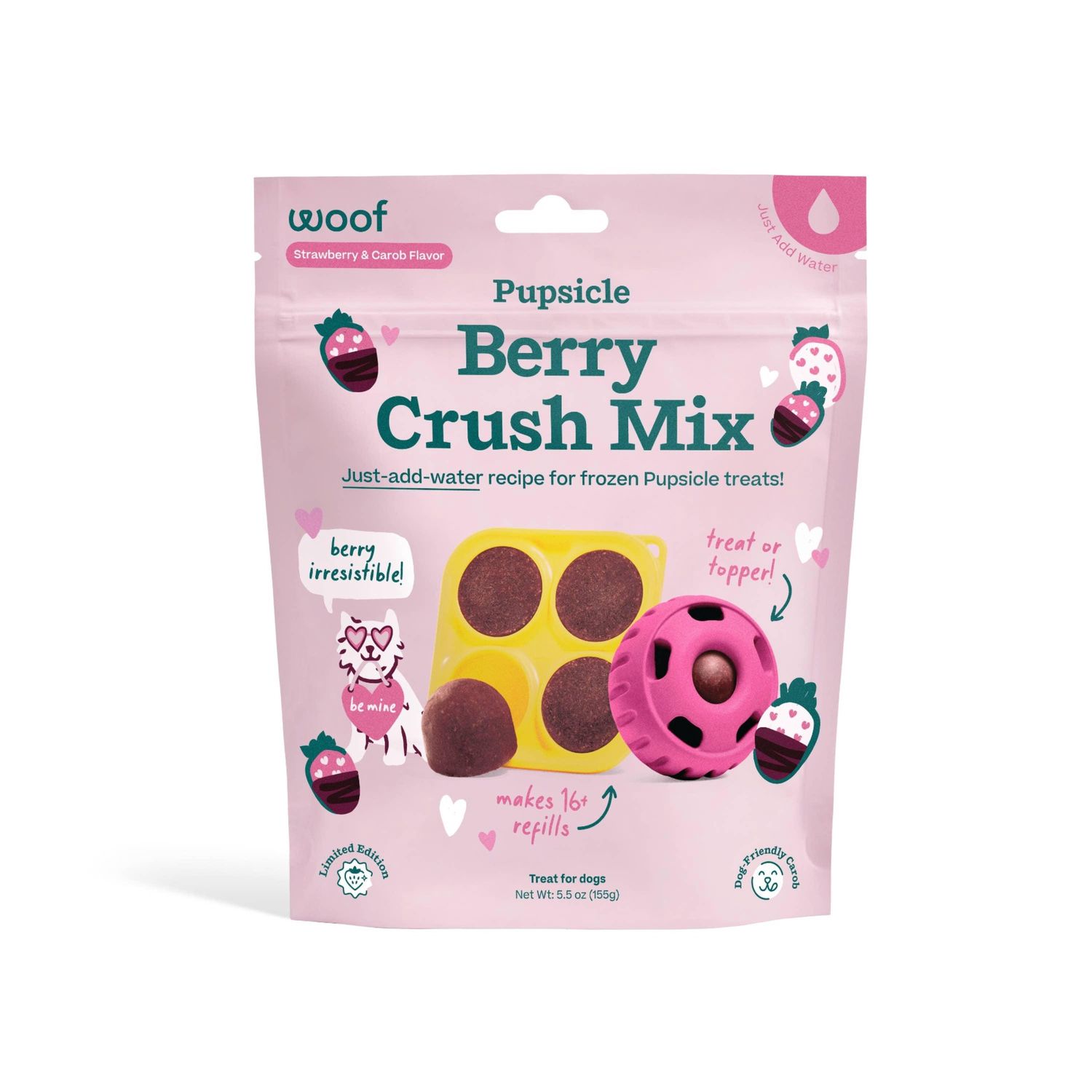Woof Pet Pupsicle Mix Berry Crush