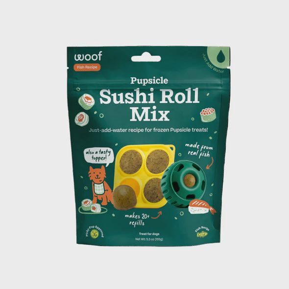 WOOF Pupsicle Treat Tray Mix Sushi Roll
