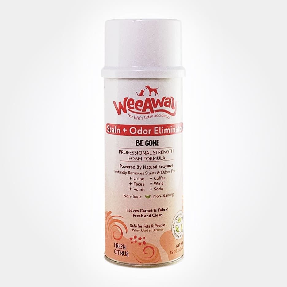 WEEAWAY BE GONE STAIN &amp; ODOR ELIMINATOR FRESH CITRUS 15 OZ