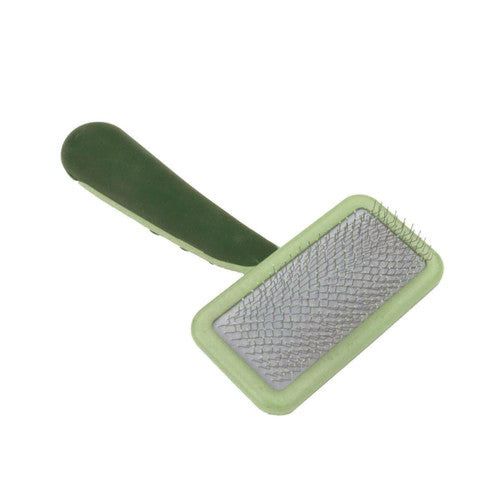 Coastal Dog Soft Slicker Brush Light Green/Dark Green MD