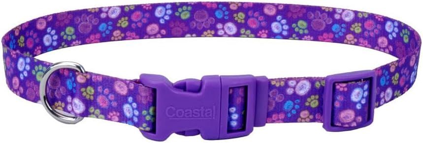 Coastal Pet Styles Adjustable Dog Collar - Stylish Patterned Fabrics