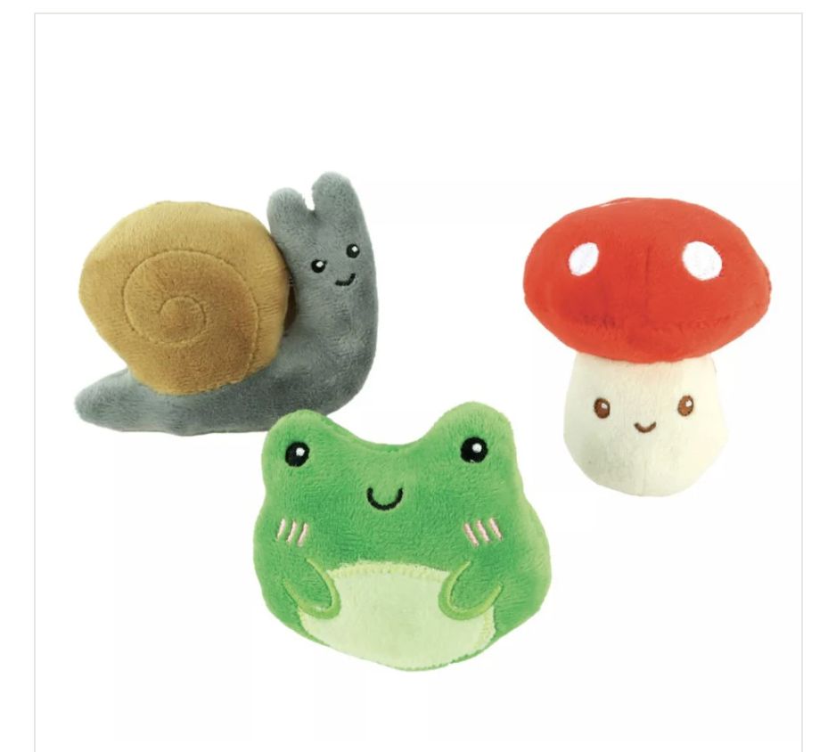 Coastal Li'l Pals 3 Pack Dog Toy Combo-Secret Garden