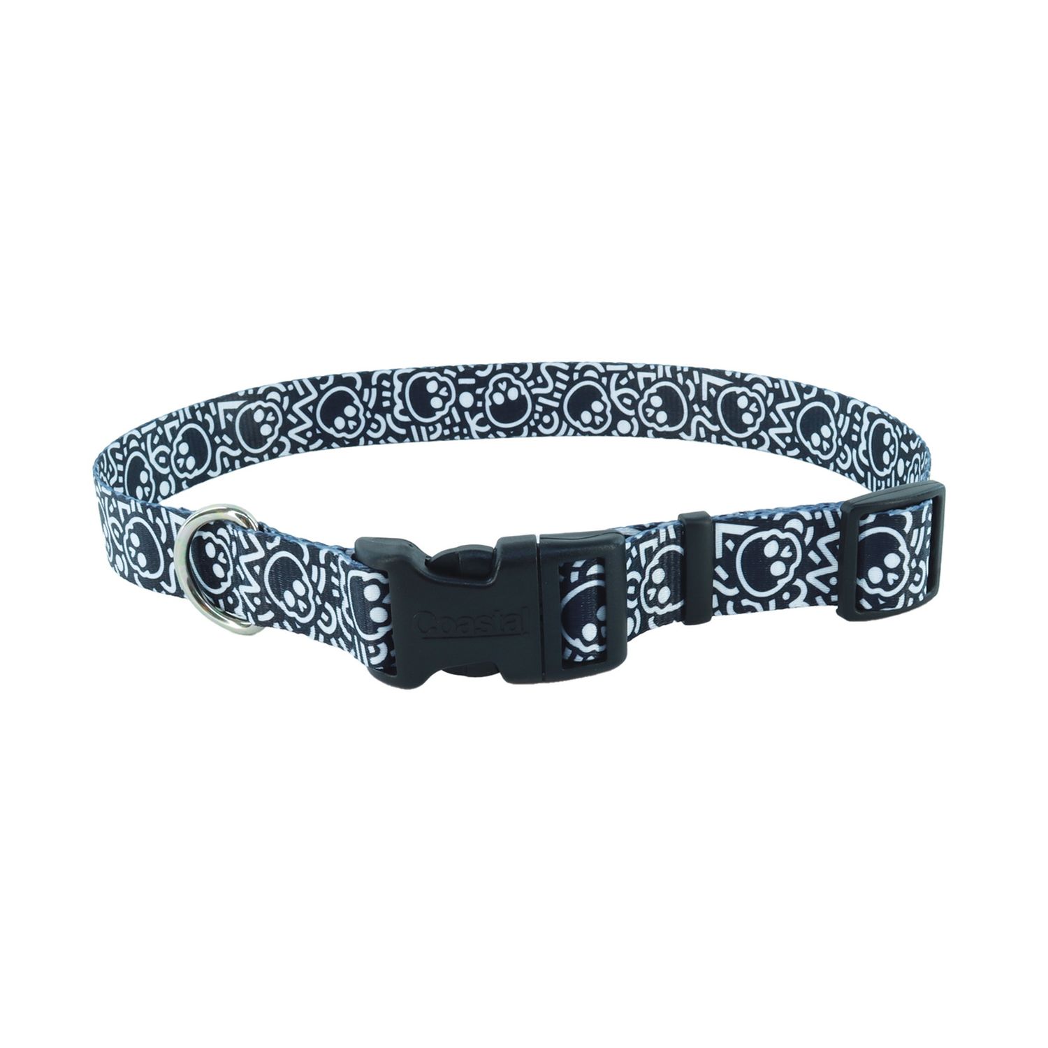 CSTL STYLE DOG CLLR SKULL XS