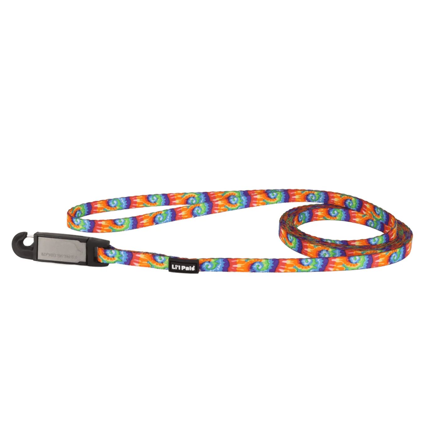 Coastal Li'l Pals Patterned Dog Leash with E-Z Snap Tie Dye
