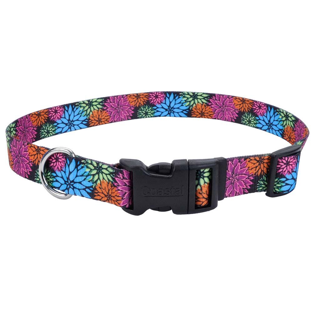 COASTAL STYLES ADJUSTABLE COLLAR WILDFLOWER Large